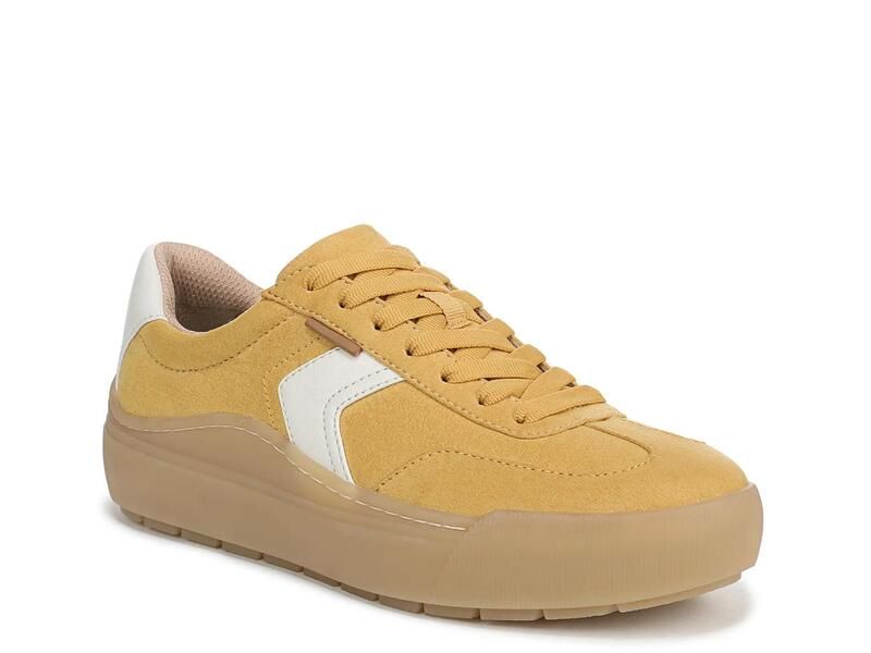 ドクター・ショール レディース シューズ スニーカー プラットフォーム Dr SchollsTime Off Win Platform Sneakeretro Yellow Fabric イエロー