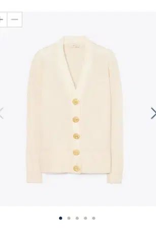 トリーバーチ Tory Burch GOLD ロゴ ボタン カーディガン s サイズ 正規品