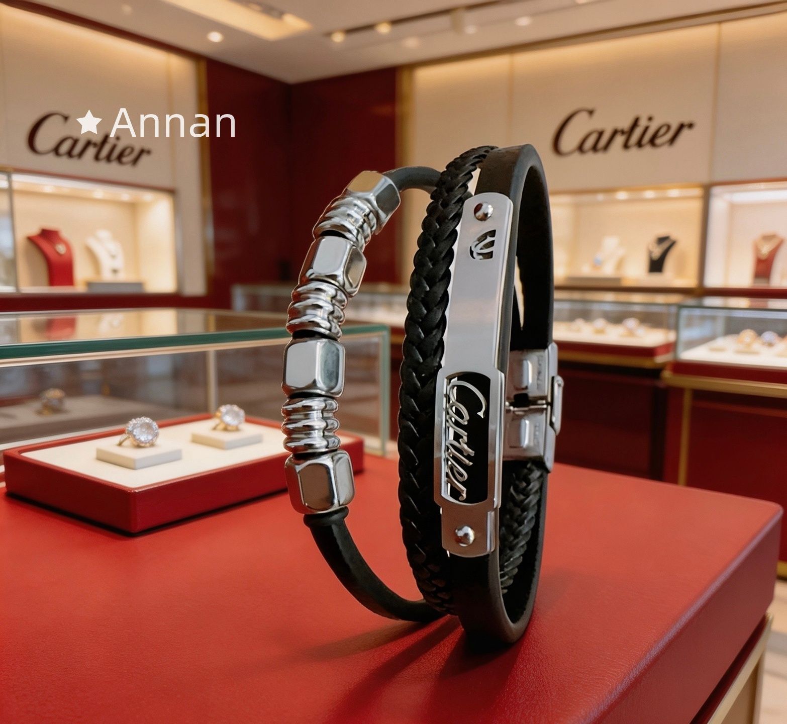 限界価格美品 新品 CARTIER カルティエ ブレスレット バングル リストバンド メンズ 結婚式 卒業式 清楚 イベント 入学式