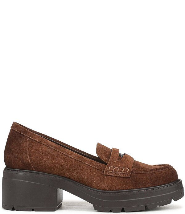 ナチュライザー レディース シューズ スリッポン・ローファー スエード Naturalizer Lumosuede Lug Sole Penny Loafer Pumpsmoked Maple スモー