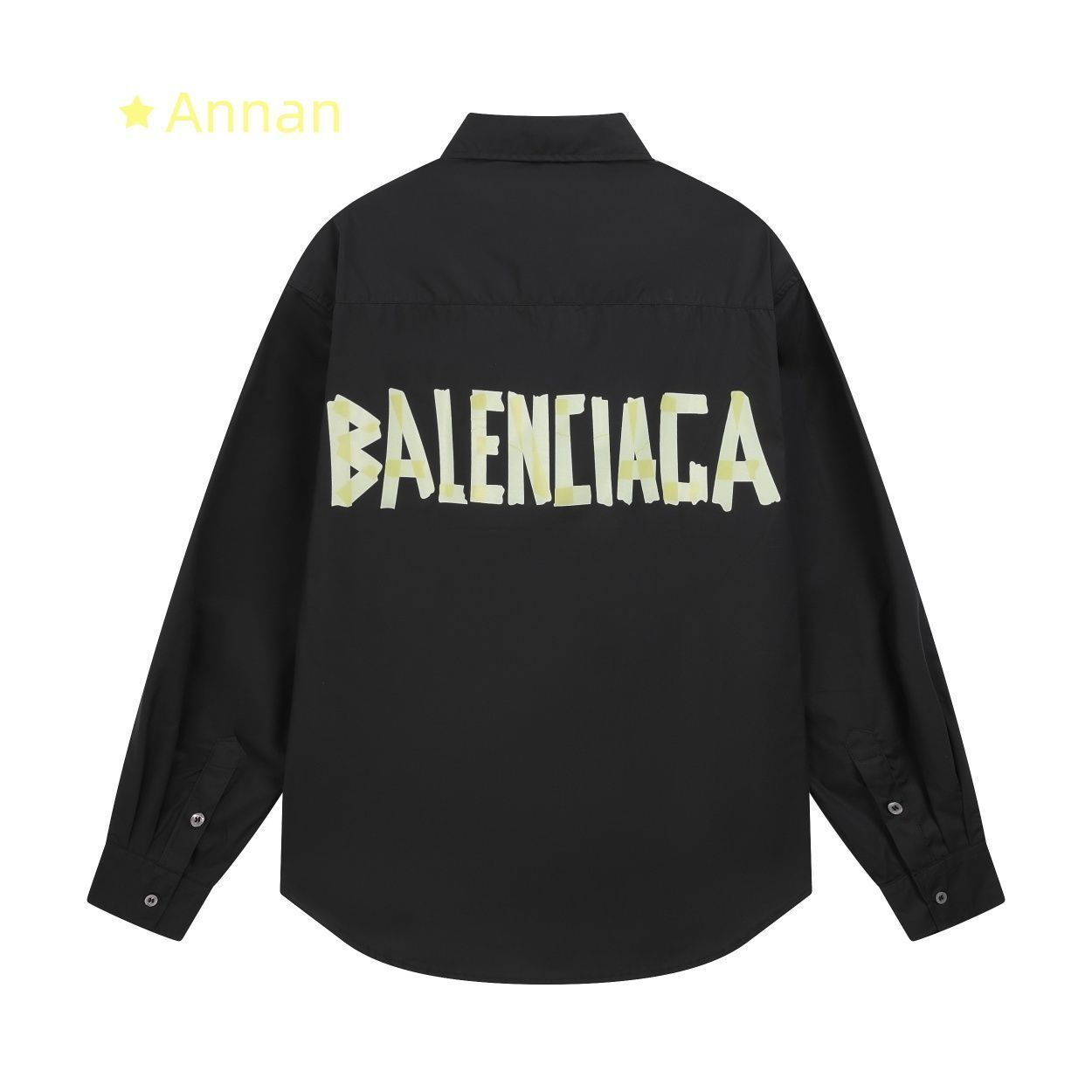 新品 希少 超美品 新品 タグ付 BALENCIAGA バレンシアガ長袖シャツ メンズ レディース ユニセックス カジュアル