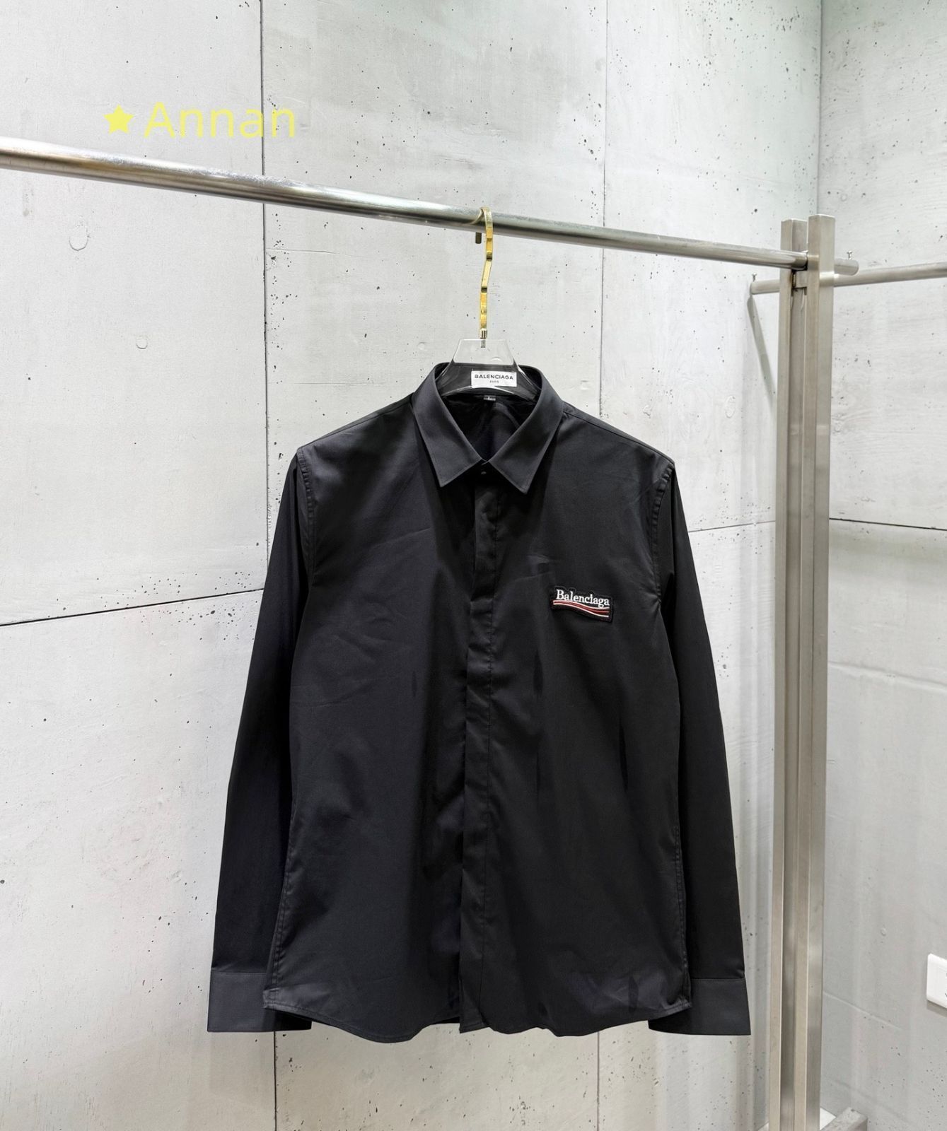 美品 限定 新品 タグ付 BALENCIAGA バレンシアガ長袖シャツ メンズ レディース ユニセックス カジュアル 10,920円