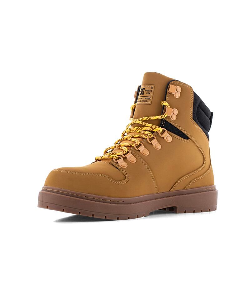 ディーシー メンズ シューズ ブーツ・レインブーツ Dc Peary Tr Work Composite Toe Wheat