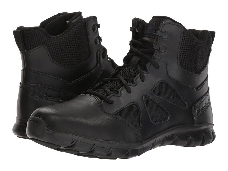リーボック メンズ シューズ ブーツ・レインブーツ Reebok Work Sublite Cushion Tactical 6 Boot Black ブラック