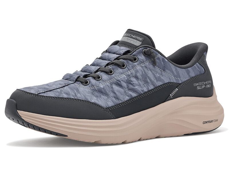 スケッチャーズ メンズ シューズ スニーカー Skechers Contour Foam Cozy Fit Compost HandsFree SlipIns BlackNatural ブラック 20,576円