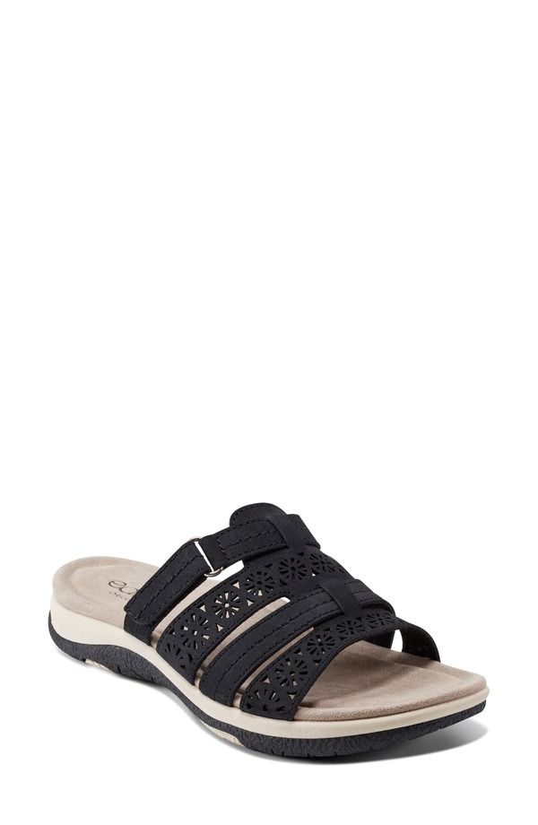 アース レディース シューズ サンダル Earth Sinci Slide Sandal Women BLACK ブラック