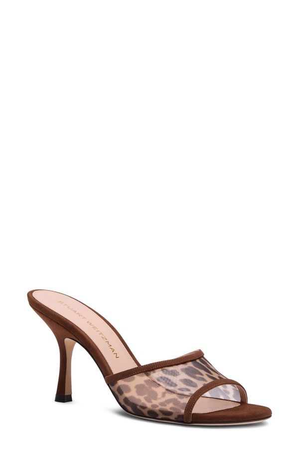 スチュアート ワイツマン レディース シューズ ヒール サンダル Stuart Weitzman Bare It All Slide Sandal Women CLASSIC CIGAR