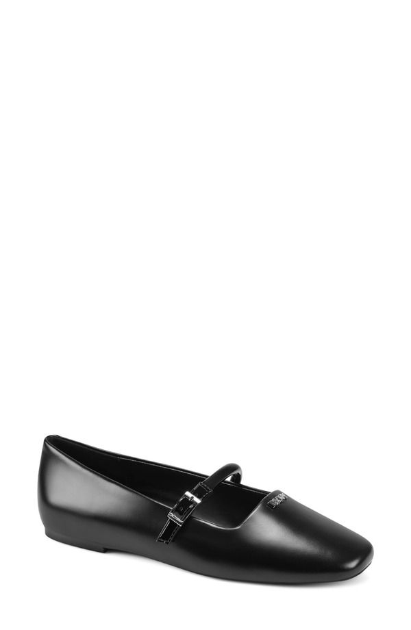 ダナ キャラン ニューヨーク レディース シューズ パンプス DKNY Danita Mary Jane Flat Women BLK BLACK ブラック