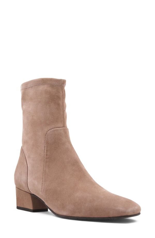 アクアタリア レディース シューズ ブーツ・レインブーツ Aquatalia Stassi Weatherproof Bootie Women CHAMPAGNE SUEDE シャンパン