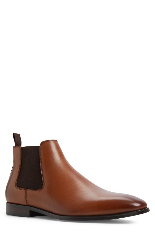 アルド メンズ シューズ ブーツ・レインブーツ チェルシーブーツ チェルシー レザー ALDO Sosa Leather Chelsea Boot Men COGNAC