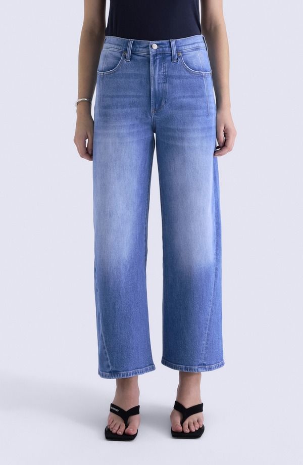 ピストーラ レディース ボトムス デニムパンツ ワイドレッグ アンクル ジーンズ Pistola Kyrankle Wide Leg Jeans HIDDEN GEM