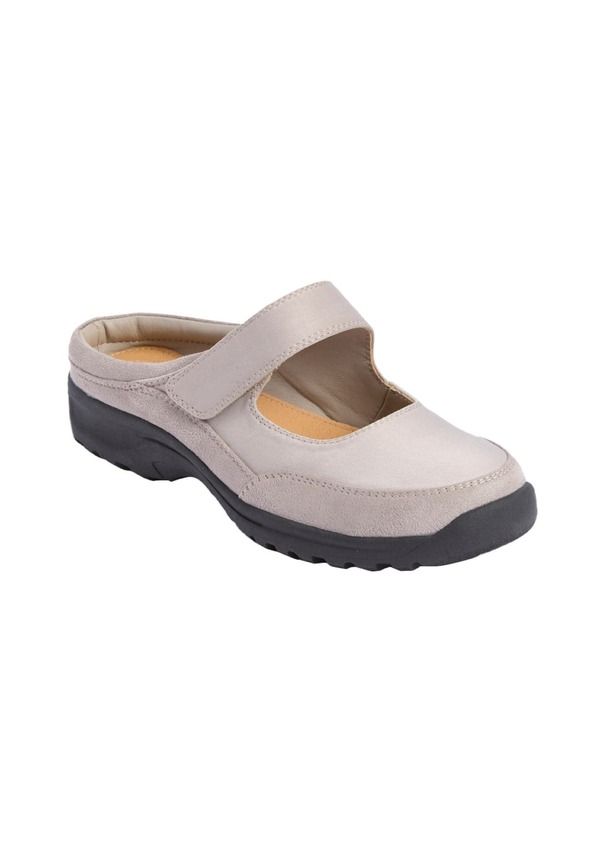 コンフォートビュー レディース シューズ パンプス Comfortview The Milo Mule Women LIGHT PALE GREY グレー
