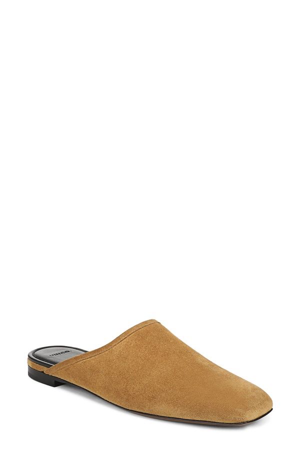 ヴィンス レディース シューズ サンダル Vince Dakota Flat Mule Women HONEY BROWN ブラウン