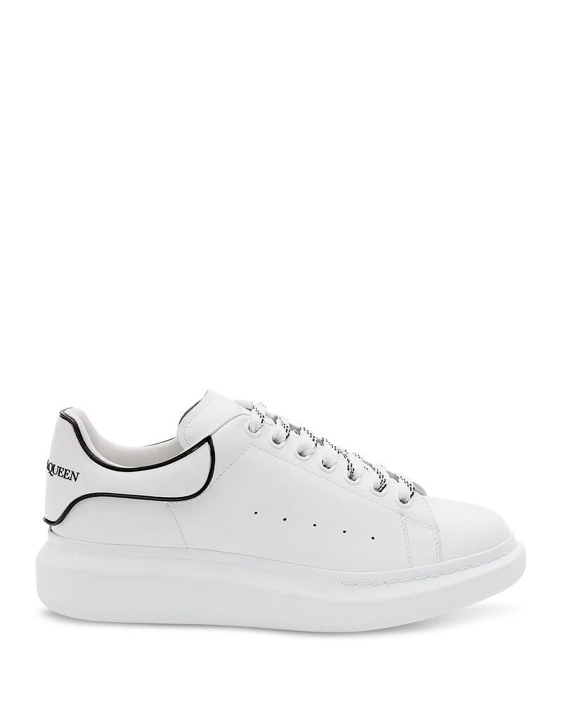 マックイーン メンズ シューズ スニーカー レース McQueen Alexander Mens Lace Up Sneakers WhiteBlack ホワイト