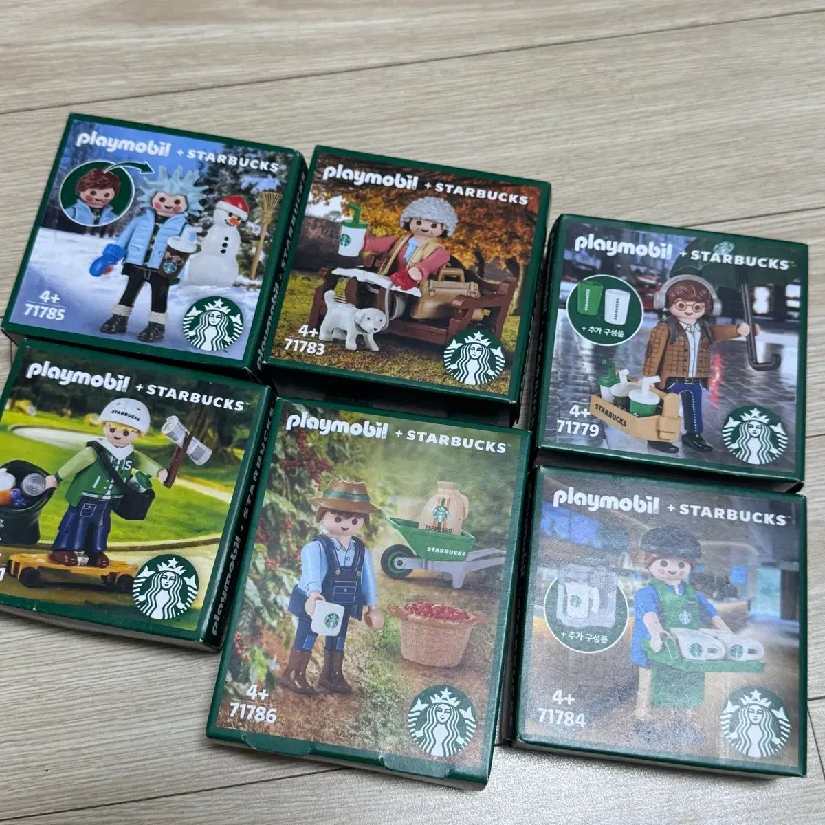 プレイモービル スターバックス コラボ フィギュア 7種 まとめ