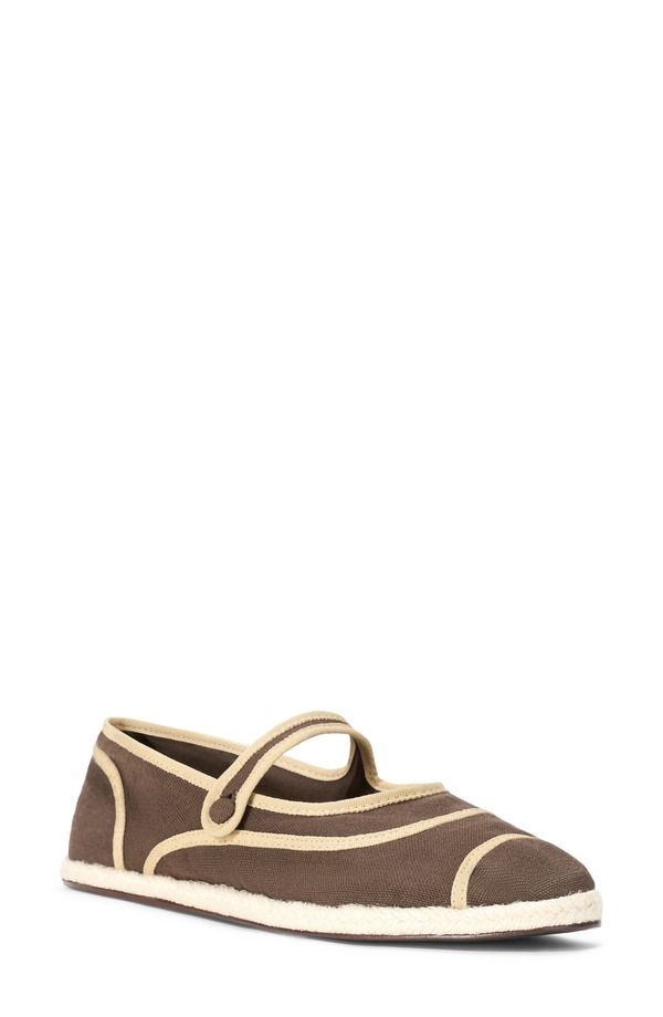 スタウド レディース シューズ サンダル STAUD Nora Espadrille Flat Women ESPRESSO
