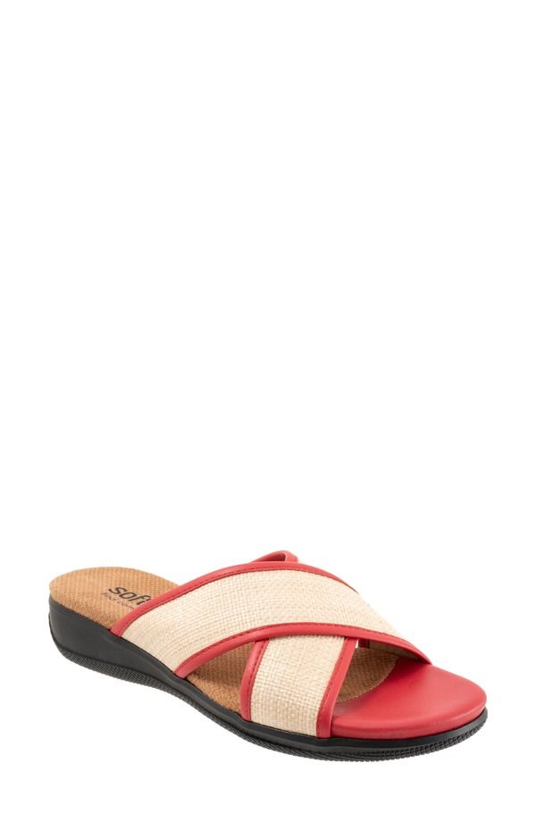 ソフトウォーク レディース シューズ サンダル SoftWalk Tillman 60 Slide Sandal Women RED レッド