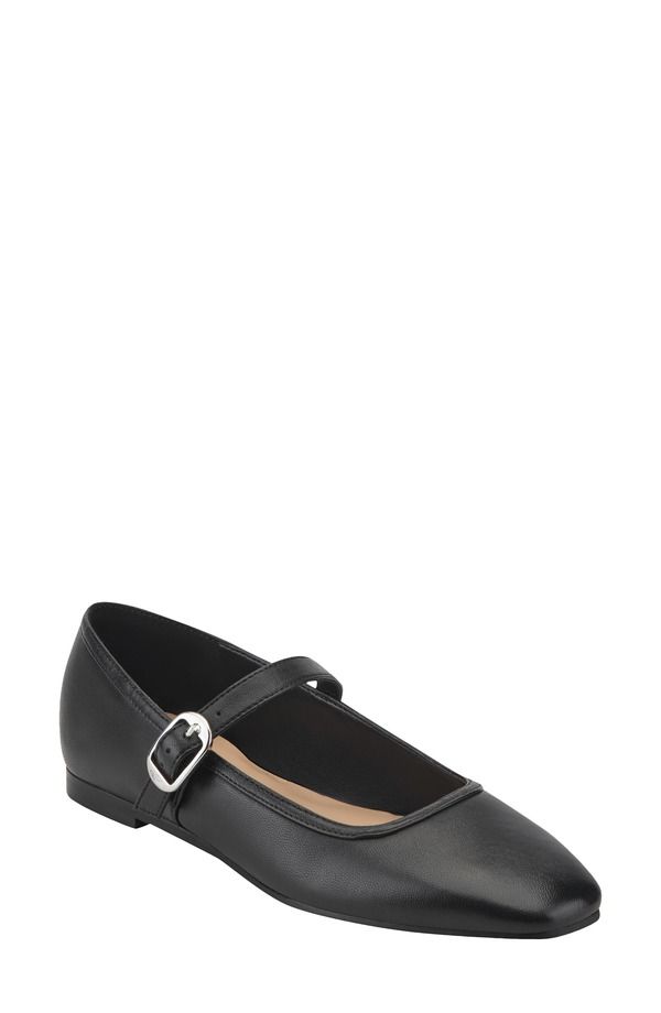 マーク・フィッシャー レディース シューズ パンプス Marc Fisher LTD Garissa Mary Jane Flat Women BLACK ブラック