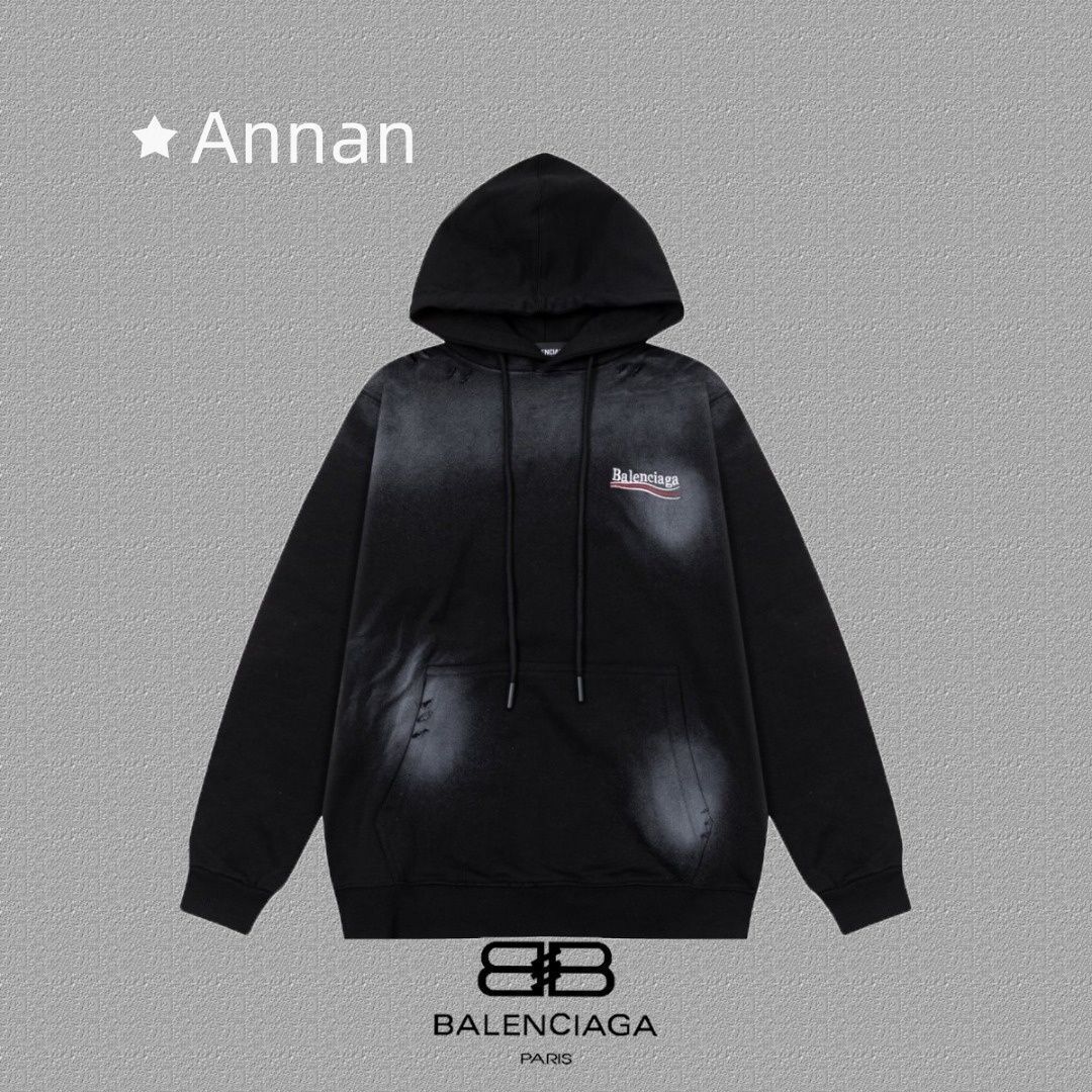 現行限定未使用に近い 新品 タグ付 BALENCIAGA バレンシアガ パーカー シンプルフード付きパーカー ユニセックス