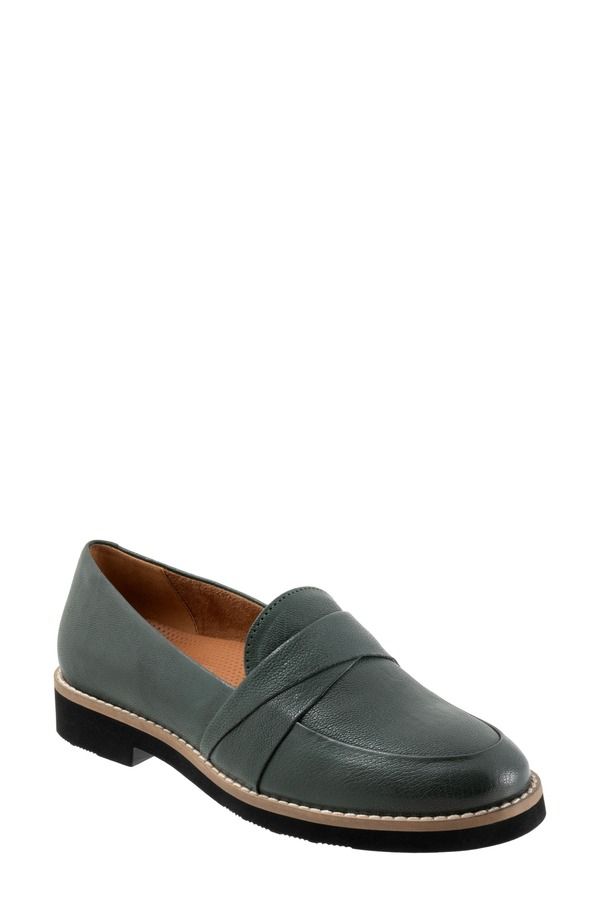 ソフトウォーク レディース シューズ スリッポン・ローファー SoftWalk Walsh Loafer Multiple Widths Available Women DK GREEN グリーン 26,520円