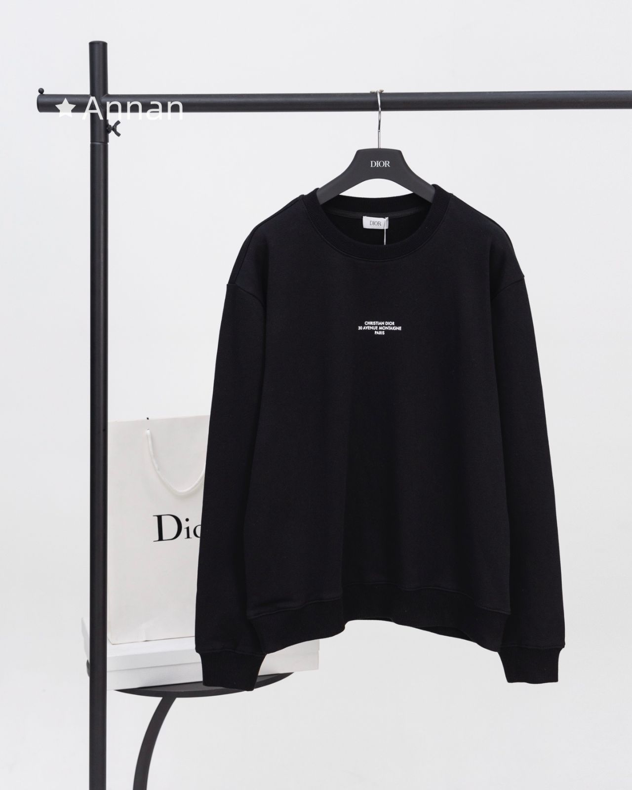 お値下げ！限定 新品タグ付 Christian Dior クリスチャンディオール パーカー 長袖Tシャツ トップス シンプルフード付きパーカー ユニセックス
