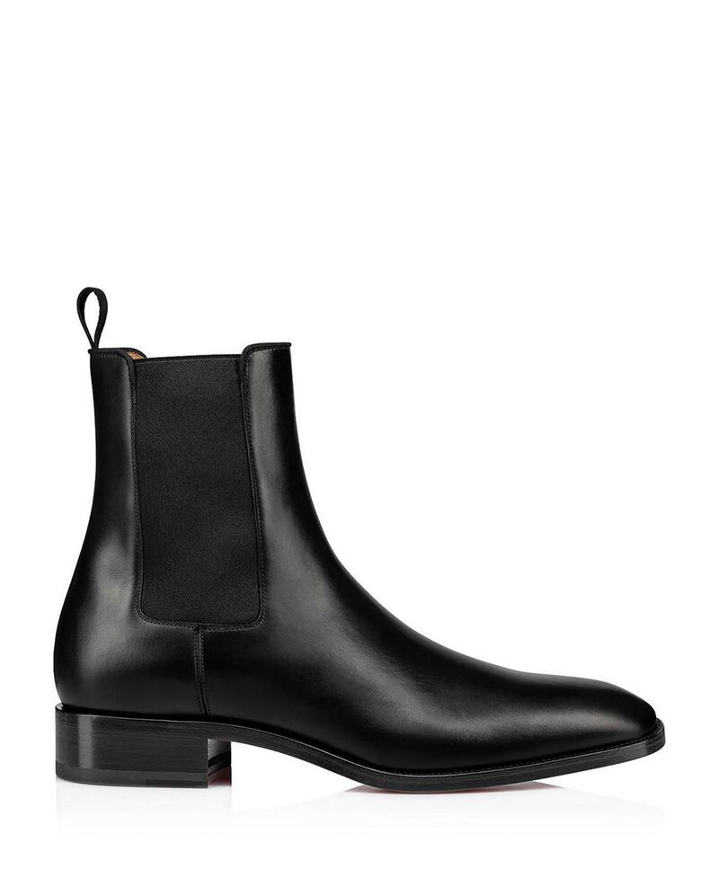 クリスチャン・ルブタン メンズ シューズ ブーツ・レインブーツ チェルシーブーツ チェルシー Christian Louboutin Mensamson Chelsea Boots Black ブラッ