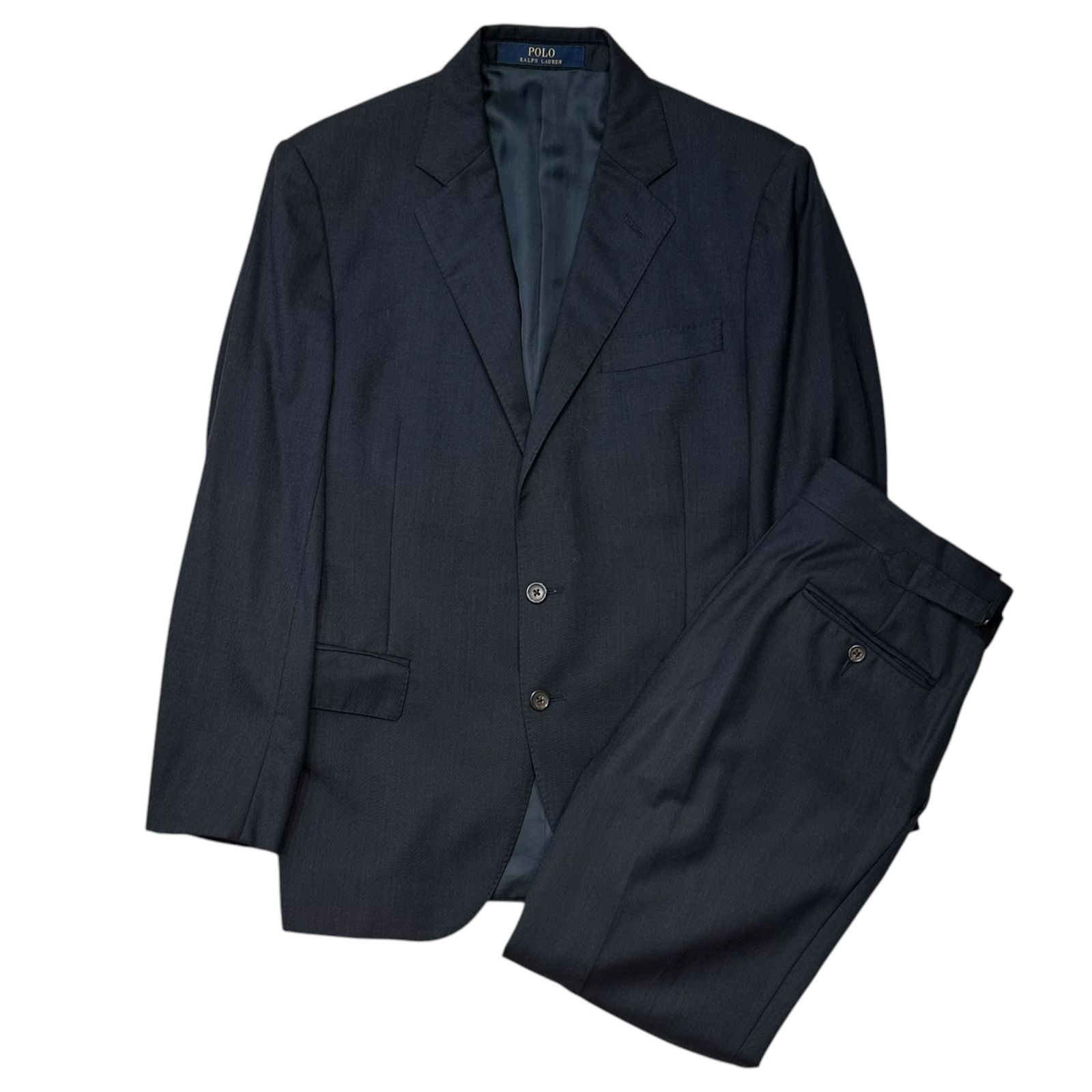 POLO RALPH LAUREN(ポロラルフローレン) Set-Up Suit セットアップ スーツ 200013118 38S ネイビー テーラード ジャケット スラックス