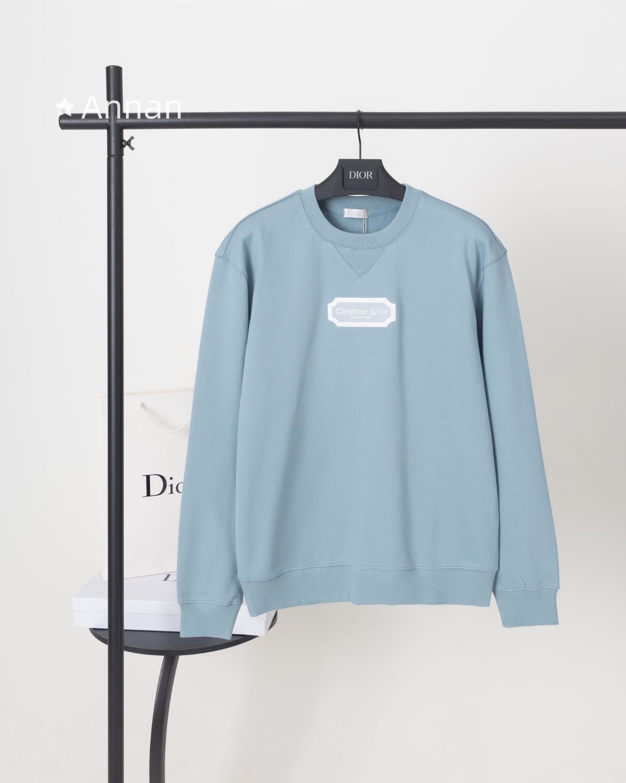 高級美品 状態良 新品 タグ付 Christian Dior クリスチャンディオール パーカー 長袖Tシャツ トップス シンプルフード付きパーカー ユニセックス