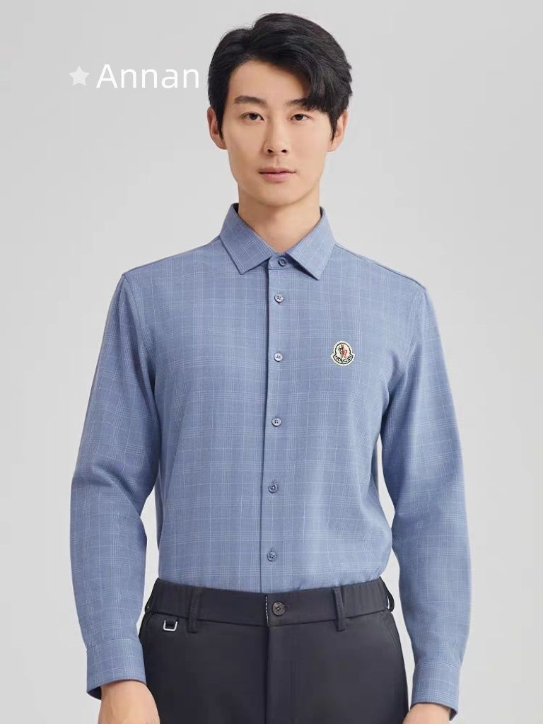 極美品 新品 タグ付 MONCLER モンクレール 長袖シャツ メンズ レディース ユニセックス カジュアル
