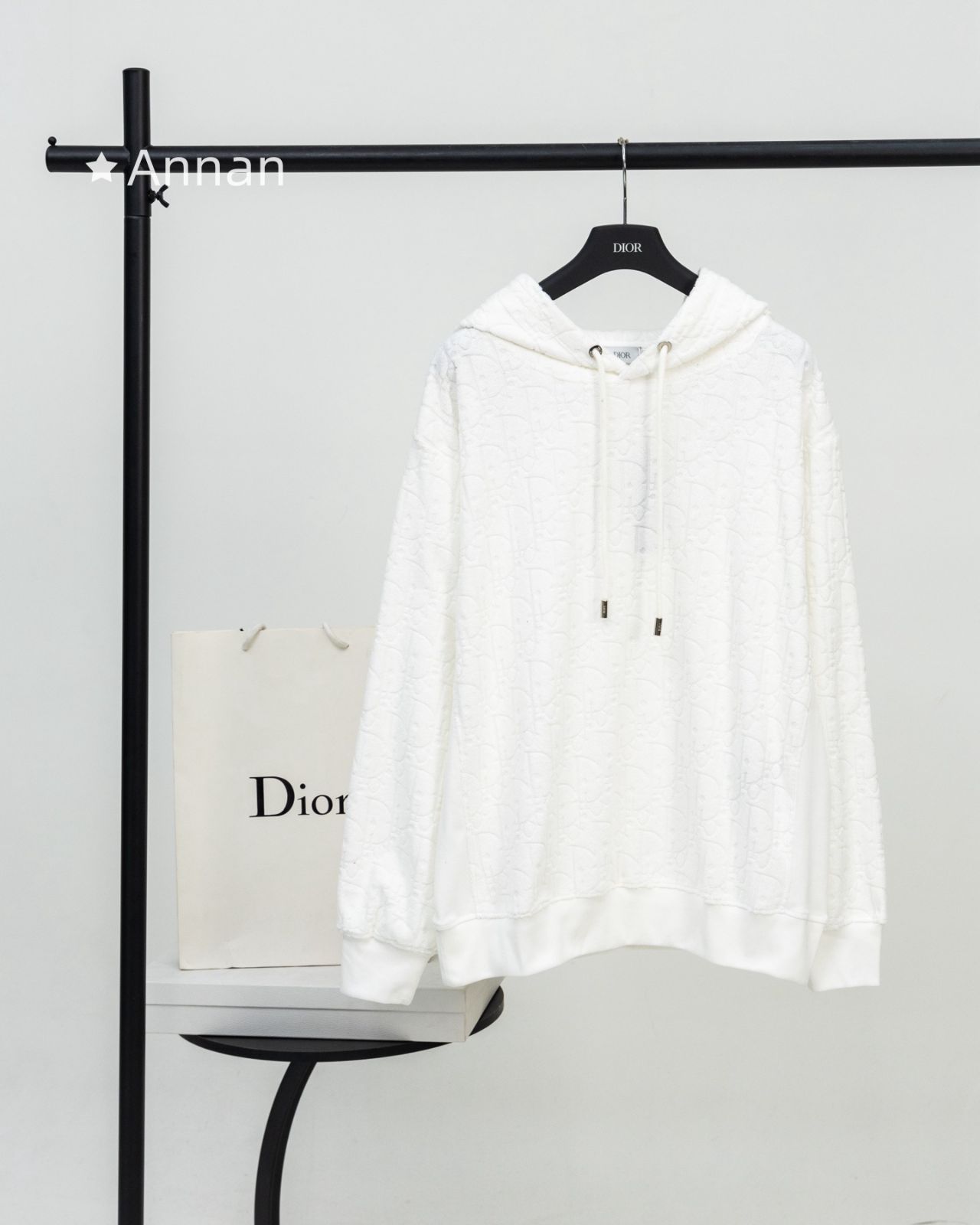 美品 期間限定☆ 新品 タグ付 Christian Dior クリスチャンディオール パーカー 長袖Tシャツ トップス シンプルフード付きパーカー ユニセックス