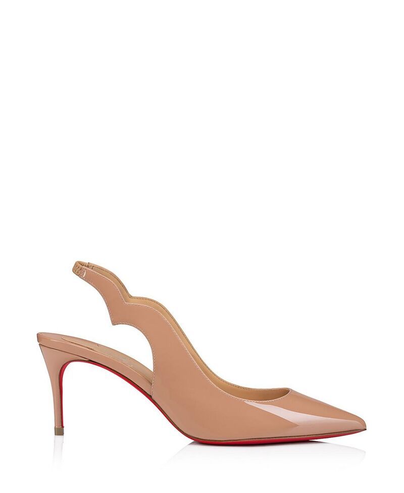 クリスチャン・ルブタン レディース シューズ パンプス Christian Louboutin Womens Hot Chick Sling 70mm Pumps Beige ベージュ