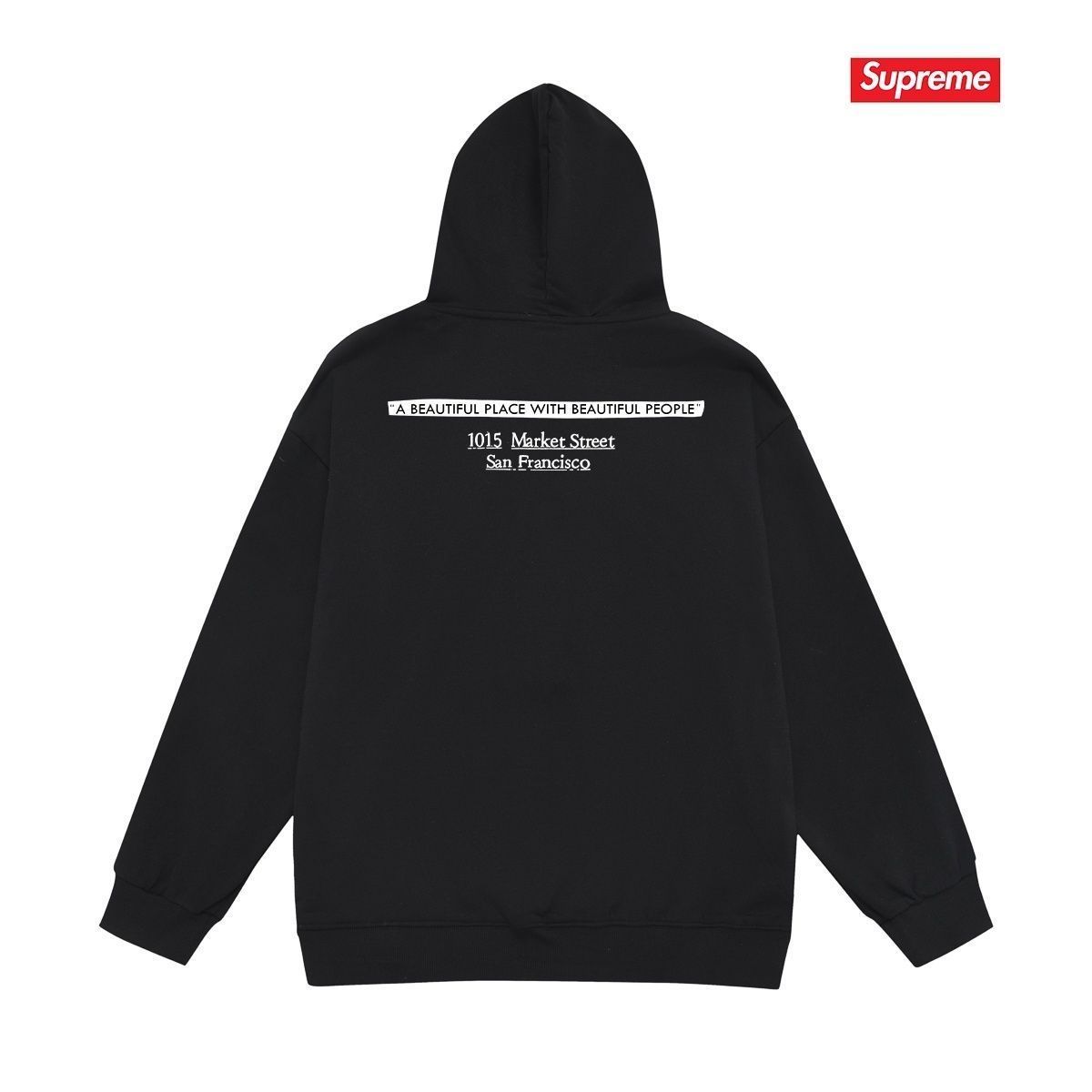 新品 希少 超美品 新品 タグ付 SUPREME シュプリームパーカー シンプルフード付きパーカー ユニセックス