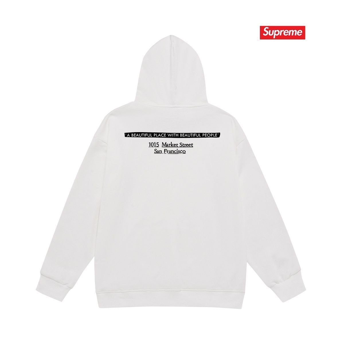 新品 希少 超美品 新品 タグ付 SUPREME シュプリームパーカー シンプルフード付きパーカー ユニセックス