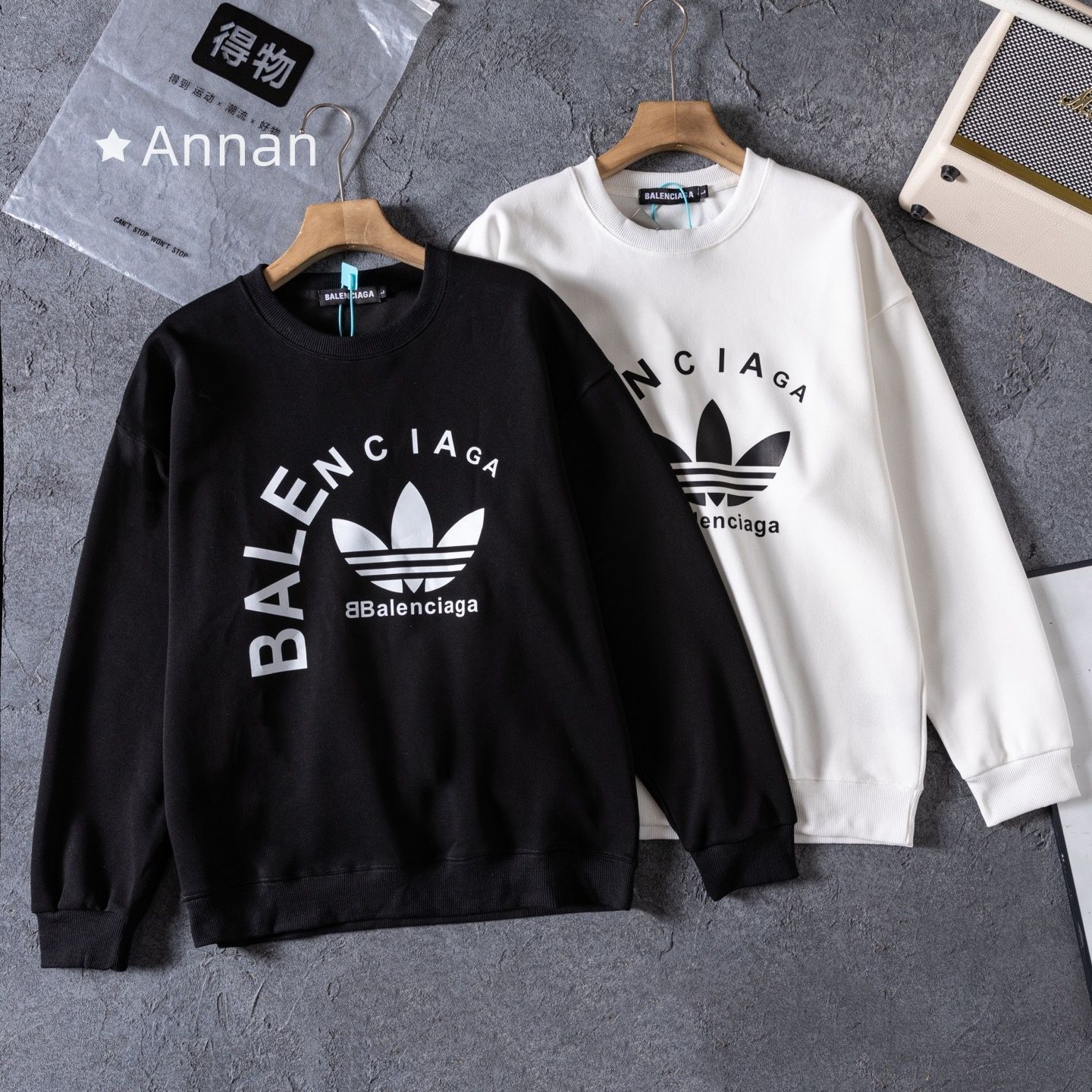 期間限定☆新品 タグ付 BALENCIAGA バレンシアガ パーカー 長袖Tシャツ トップス シンプルフード付きパーカー ユニセックス