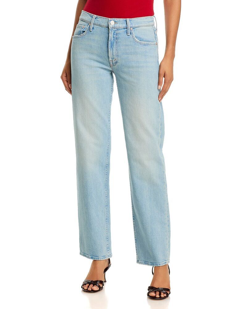 マザー レディース ボトムス デニムパンツ ジーンズ MOTHER The Newbie Skimp Mid Rise Straight Jeans in Go Longo Long