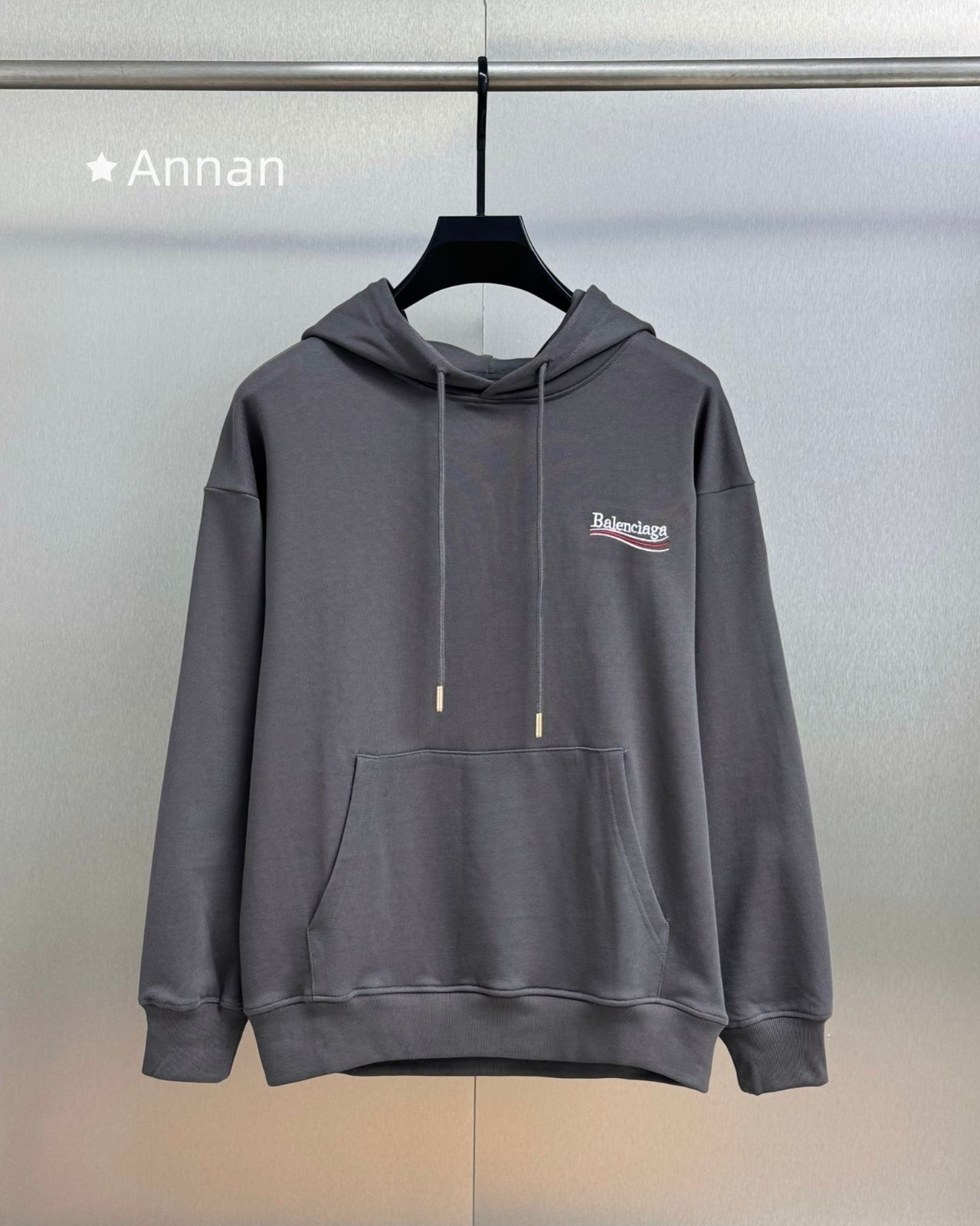 ★★新品 タグ付 BALENCIAGA バレンシアガ パーカー 長袖Tシャツ トップス シンプルフード付きパーカー ユニセックス