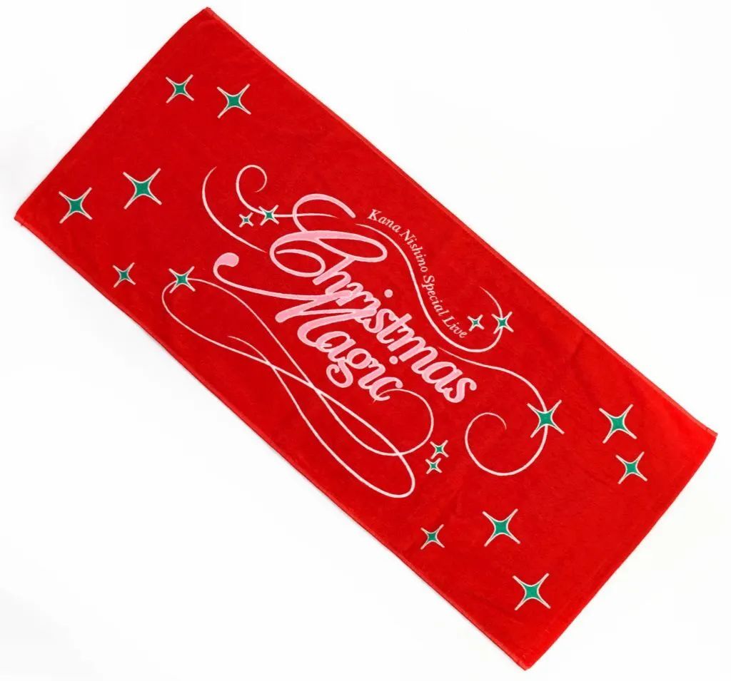 西野カナ サイン入りタオル 中古】タオル・手ぬぐい 西野カナ Christmas Magic フェイスタオル