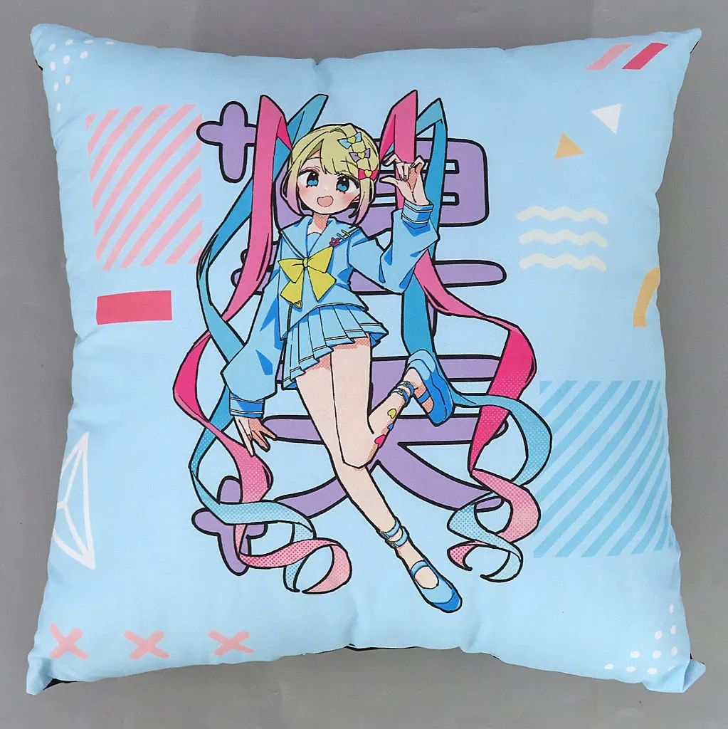 中古】クッション・本体 超絶最かわてんしちゃん＆あめちゃん(昇天