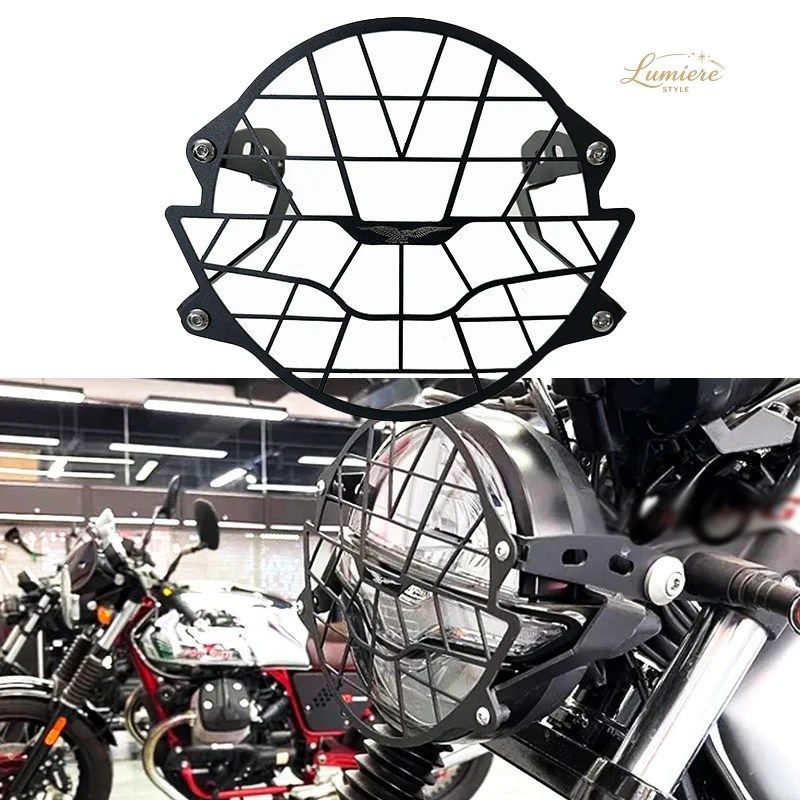 V7 850 STONE V7 850 SPECIAL V9 オートバイ ヘッドライト プロテクター グリル ガード カバー プロテクション グリル