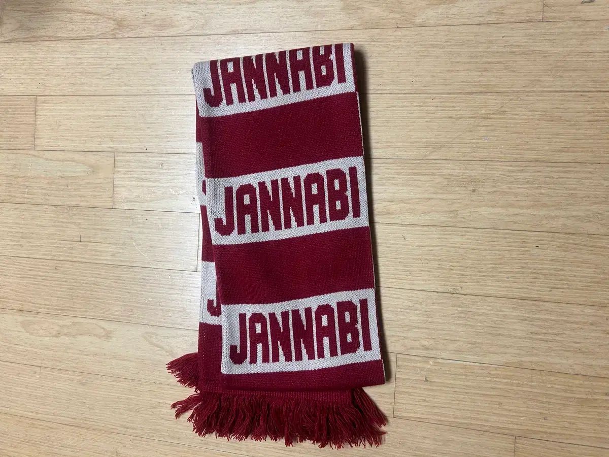 JANNABI マフラー ストール 燃えるような赤