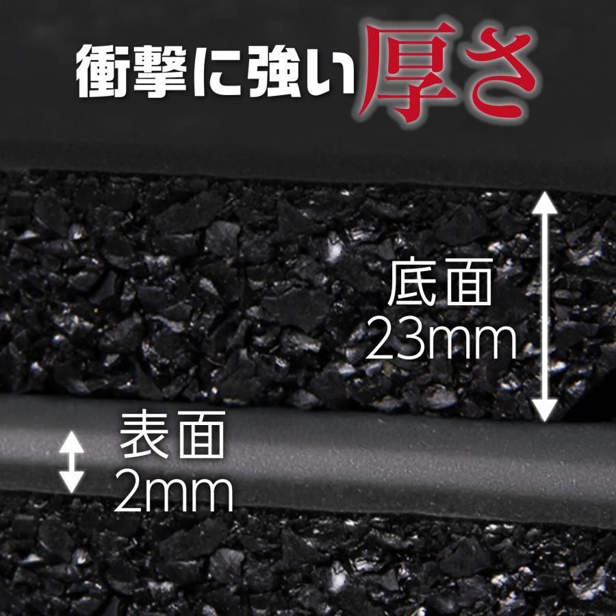 ジムマット 25mm ゴムマット トレーニングマット 大きい 50×50cm 防音