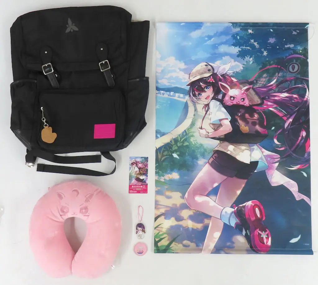 【中古】グッズセット AZKi 活動7周年記念フルセット(直筆サイン入り久蒼穹描き下ろしチケット風カード付き) 「バーチャルYouTuber ホロライブ AZKi 活動7周年記念」