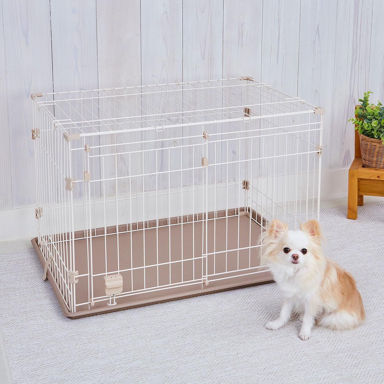 アドメイト (ADD. MATE) 犬用サークル ベーシックパピーサークル ナチュラル 【最大30日間お試し対象】