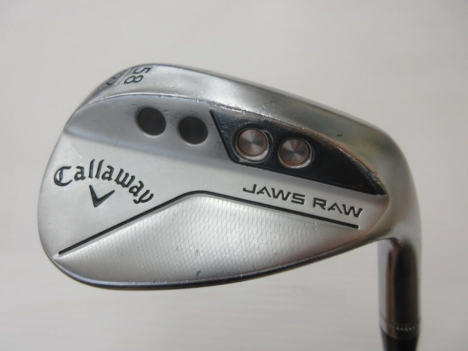 キャロウェイ　JAWS RAW クロム　58度　ダイナミックゴールド HT　S200フレックス　ウェッジ　中古　ゴルフドゥ！南風原店【最短即日発送】