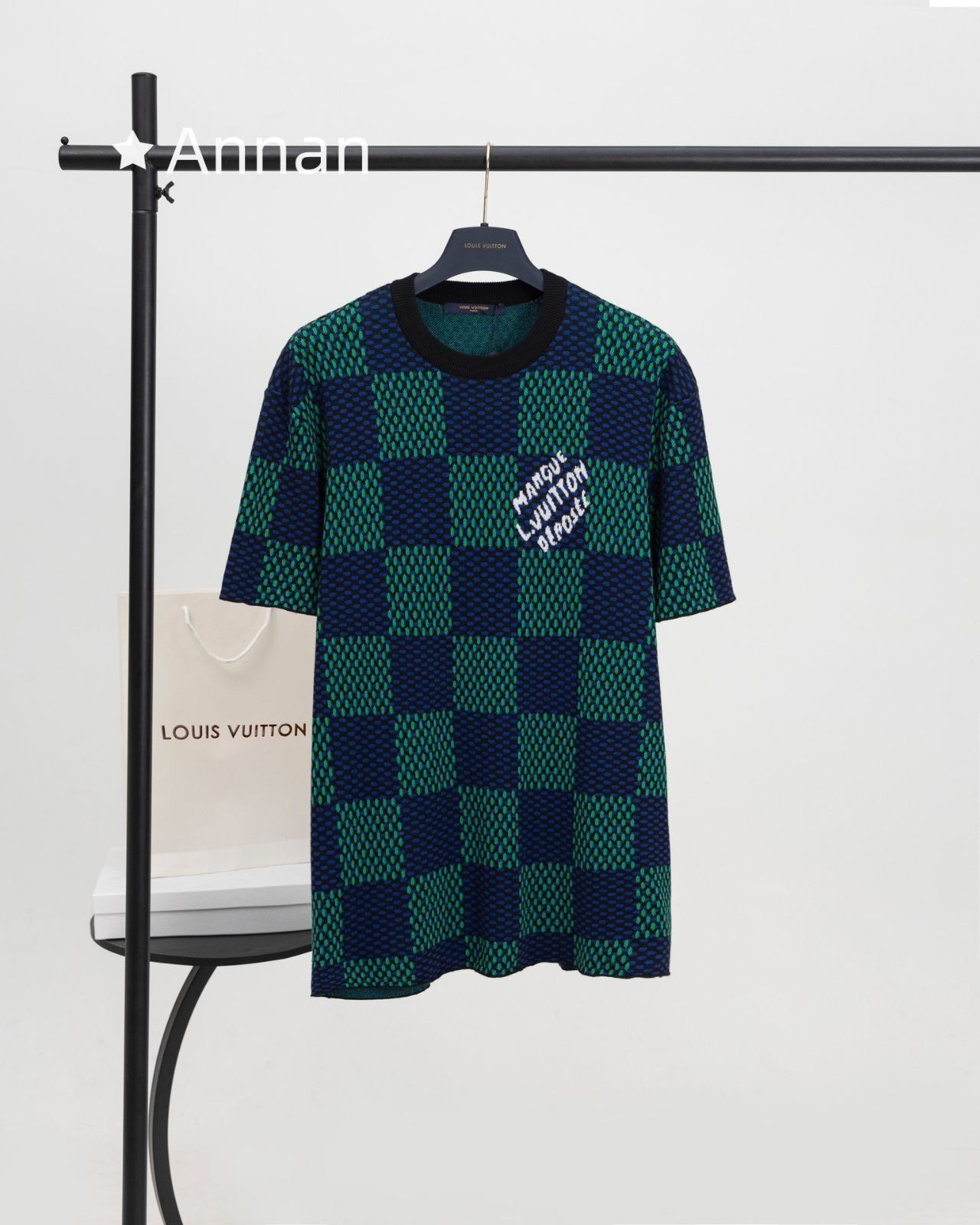 美品 限定品 超新品 LV LOUIS VUITTON ルイヴィトン Tシャツ　半袖　夏服　トップス 男女兼用