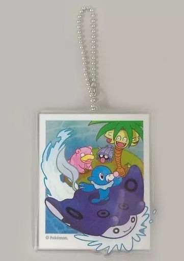 [Used] Key Holder Mascot (Character) Surfing “Pokemon Acrylic Charm Collection Pokemon Summer Life” Pokemon Center Limited