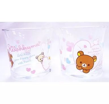 中古】グラス(キャラクター) リラックマ＆コリラックマ＆キイロイトリ