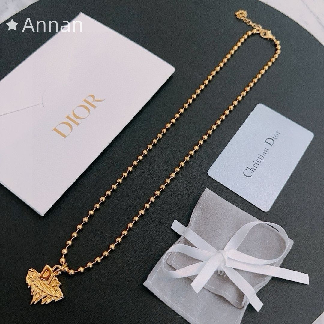 新製品 本日特価 美新品 CHRISTIAN DIOR クリスチャン ディオール ネックレス メンズ 結婚式 卒業式 清楚 イベント 入学式