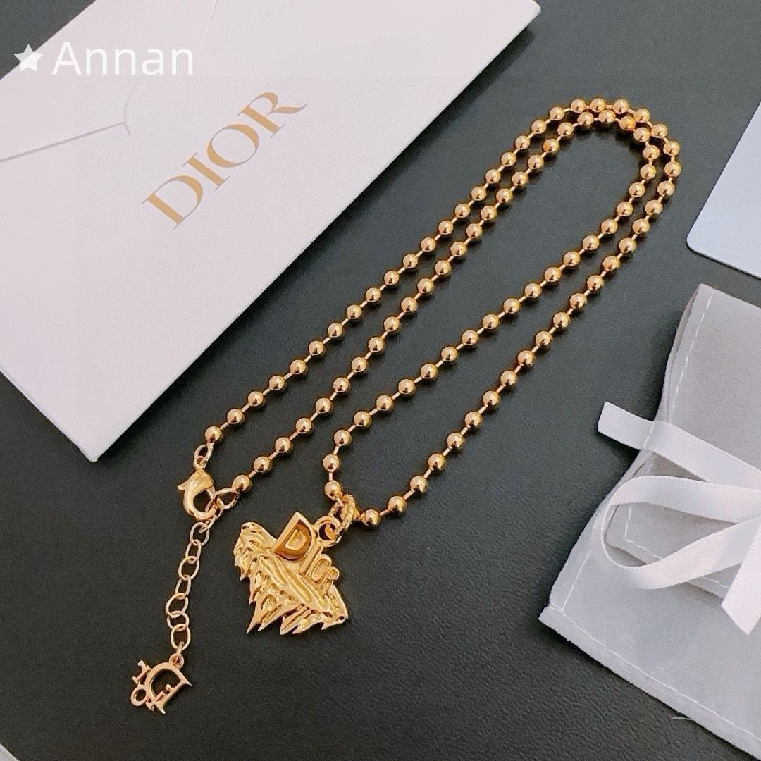 新製品 本日特価 美新品 CHRISTIAN DIOR クリスチャン ディオール ネックレス メンズ 結婚式 卒業式 清楚 イベント 入学式