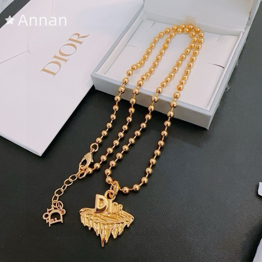 新製品 本日特価 美新品 CHRISTIAN DIOR クリスチャン ディオール ネックレス メンズ 結婚式 卒業式 清楚 イベント 入学式
